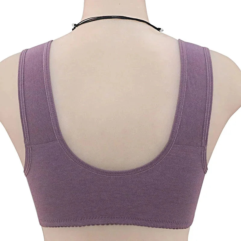 Large Size Printing Non-steel Ladies Bra