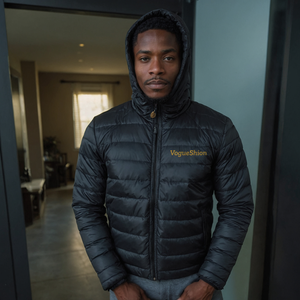 Black Male Puffy Jacket