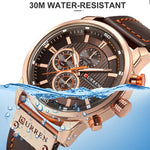 Luxury Chronograph Quartz Watch