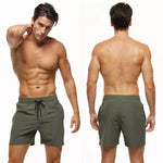 Elastic Closure Men's Swim Beach Shorts