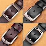 Genuine Leather Men's Casual Belt - VogueShion 