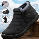 Waterproof Winter Boots for Men - Lightweight Snow Boots with Warm Fur Lining - VogueShion 