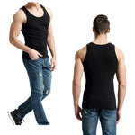 Male 100% Cotton Slim Casual Tank Tops