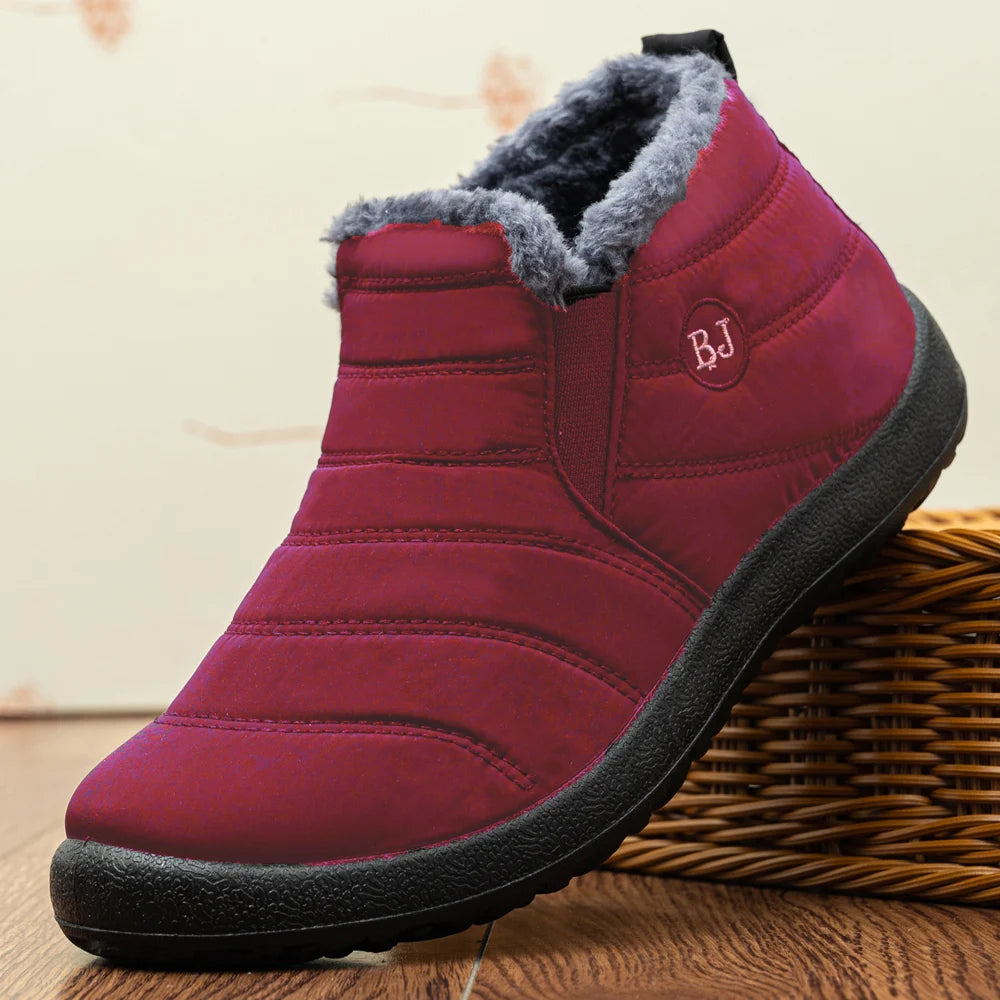 Waterproof Winter Boots for Men - Lightweight Snow Boots with Warm Fur Lining - VogueShion 