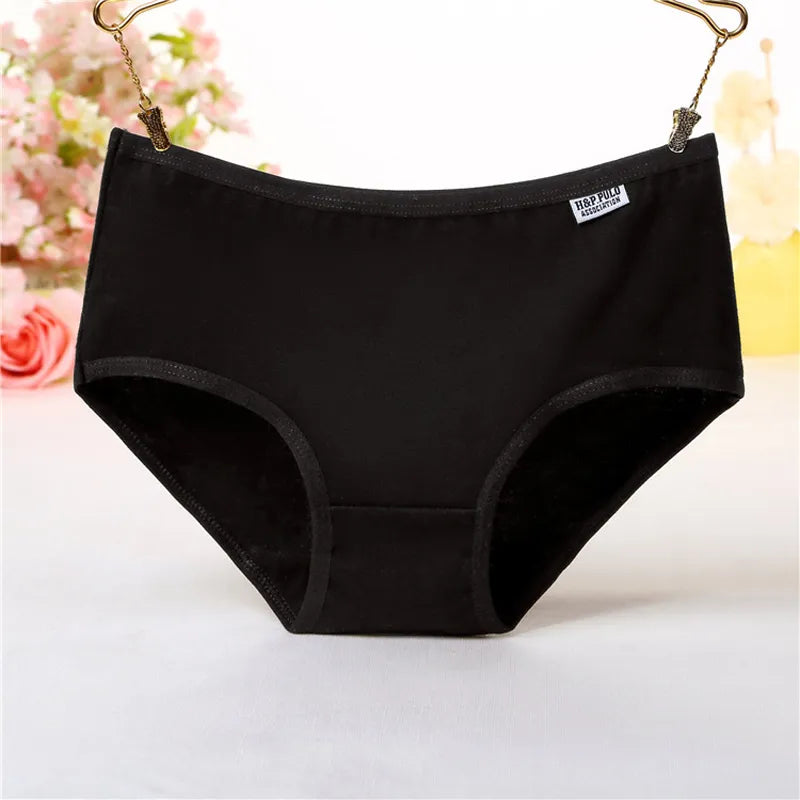 Plus Size Women's Panties Cotton Briefs