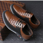 Classic Men's PU Leather Loafers - Fashionable and Breathable Business Casual Shoes - VogueShion 