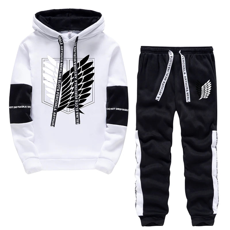 Men Luxury Hoodies Set