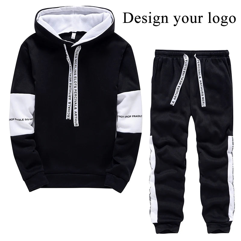 Men Luxury Hoodies Set