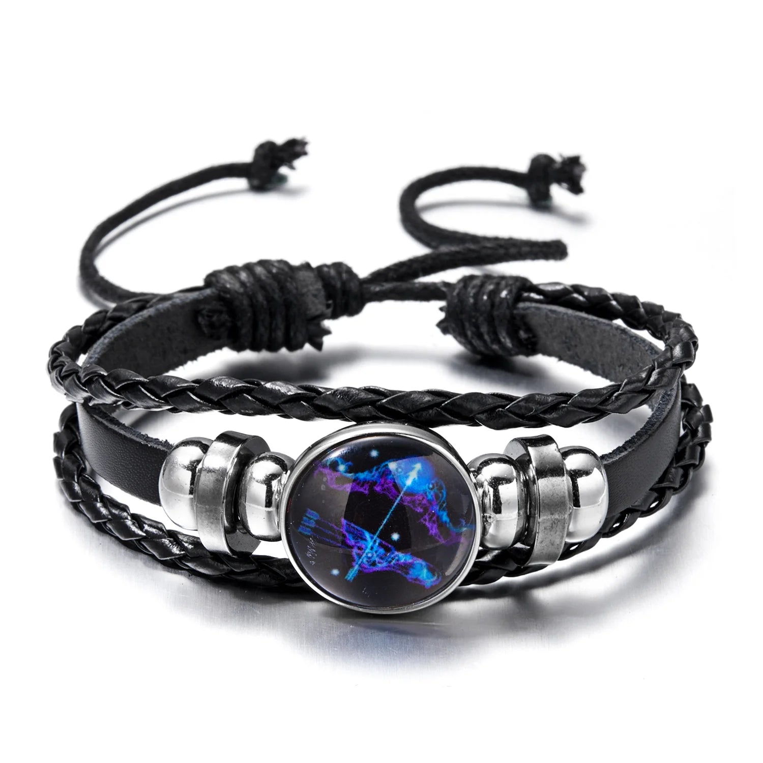 Zodiac Sign Charm Luminous Bracelets