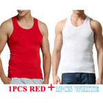 Male 100% Cotton Slim Casual Tank Tops