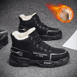 Men Winter Fashion Plush Snow Boots