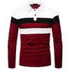 Fashion Men Long Sleeve Polo Shirt