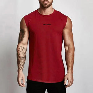 Summer Men Cotton Gym Tank Top