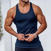 Men's Sleeveless Knitted Vertical Stripe Vest