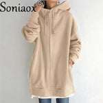 Winter Warm Zipper Hooded Sweatshirt