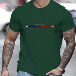 Men's 100 Cotton Paris Short Sleeve T-shirt