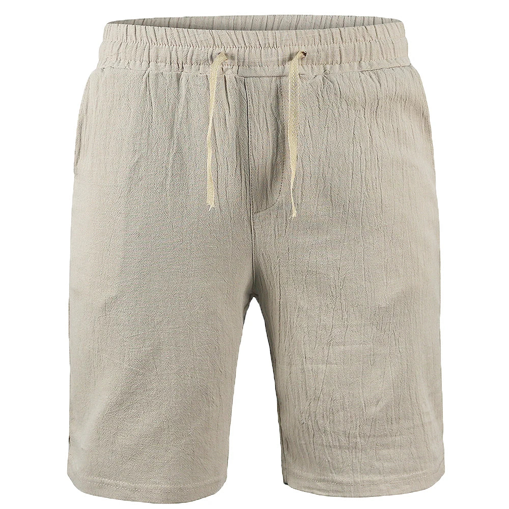 New Men's Cotton Linen Shorts