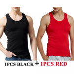 Male 100% Cotton Slim Casual Tank Tops