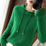 New Women Hooded Collar Sweater