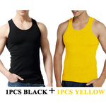 Male 100% Cotton Slim Casual Tank Tops