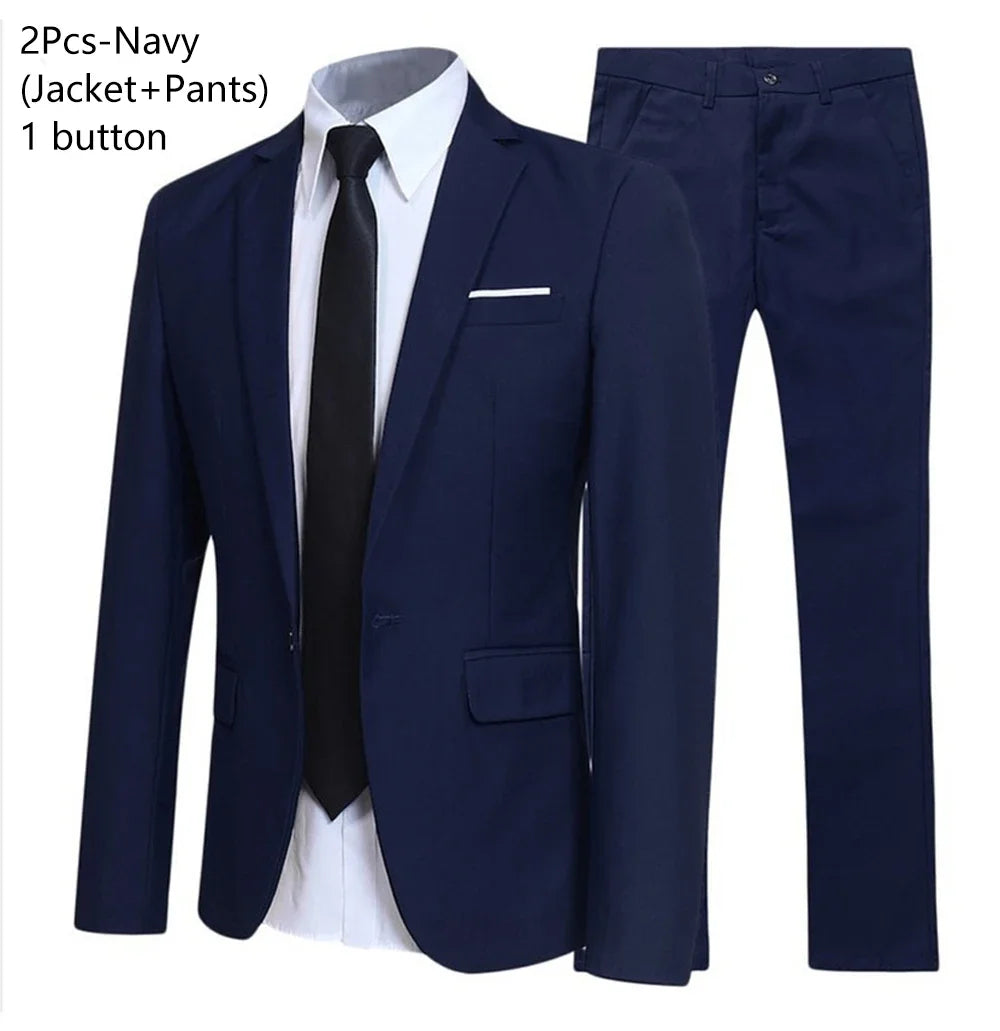 Men Blazers 2 Pieces Sets