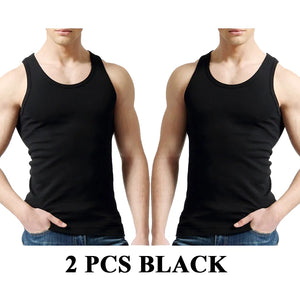 Male 100% Cotton Slim Casual Tank Tops