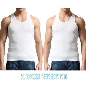 Male 100% Cotton Slim Casual Tank Tops