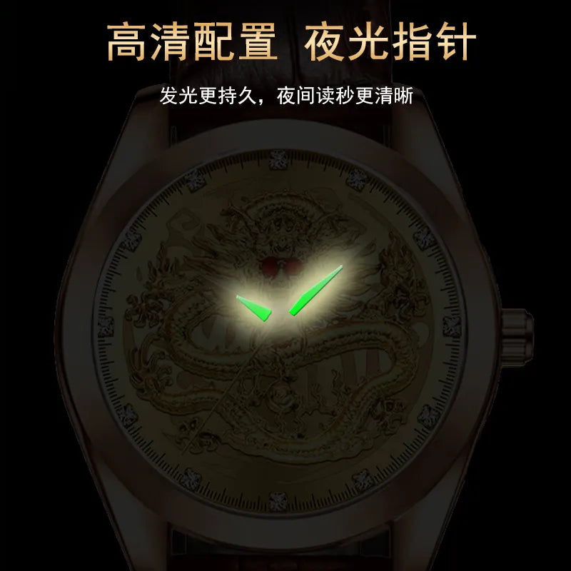 Casual calendar belt quartz watch