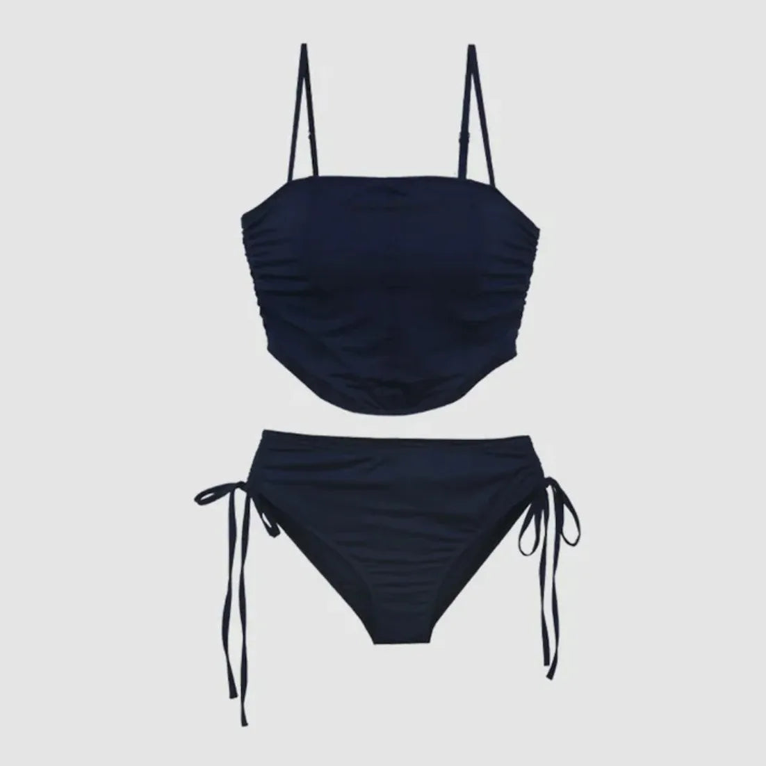 Sexy Gather Split Beach Swimsuit