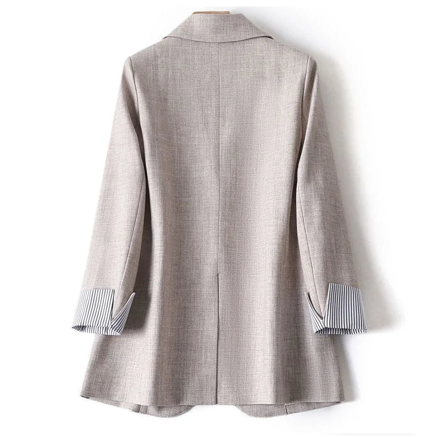 Ladies Long Sleeve Spring Casual Blazer