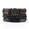 New Raided Wrap Leather Bracelet