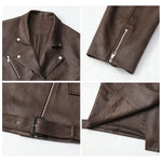 New Polo Collar Suede Jacket