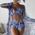 Summer Print Push Up Swimsuits