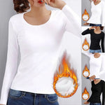 Women O Neck Long Sleeve Shirt