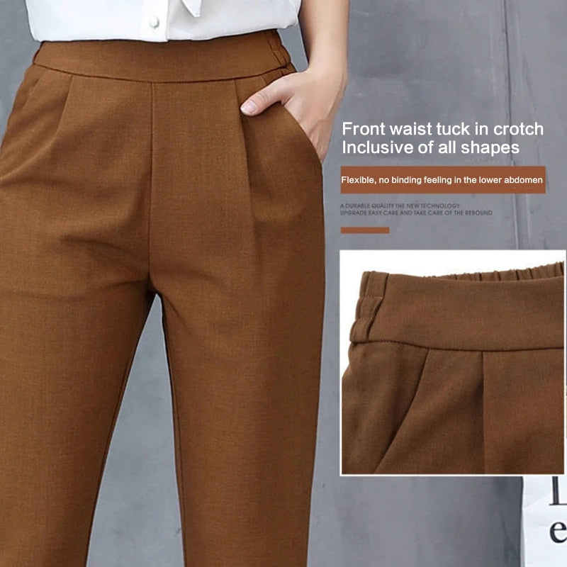 legant Ladies Suits Beige Baggy Pant