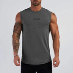 Summer Men Cotton Gym Tank Top