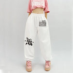 Women Loose Fit Elastic Drawstring Pants