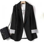 Ladies Long Sleeve Spring Casual Blazer