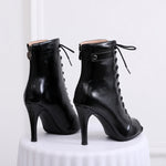 Women's Sexy Stiletto Party Boots - Latin Dance Heels Shoes - VogueShion 