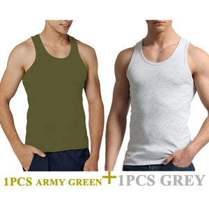 Male 100% Cotton Slim Casual Tank Tops