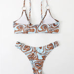 Sexy Brazilian Bikini Print Swimwear