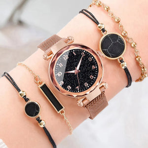 Magnetic Starry Sky Women Watches