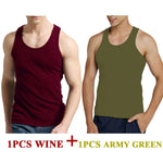 Male 100% Cotton Slim Casual Tank Tops