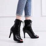 Women's Sexy Stiletto Party Boots - Latin Dance Heels Shoes - VogueShion 