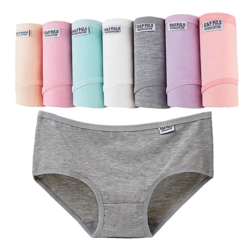 Plus Size Women's Panties Cotton Briefs