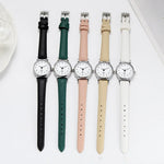 Quartz Leather Strap Wristwatch