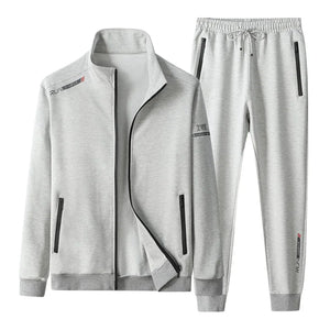 Men Spring Autumn Sports Jacket Set