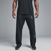 Men's Solid Sports Pants Set, Lightweight And Breathable Trousers With Drawstring And Zipper