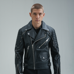 Men's Genuine Leather Stylish Jacket